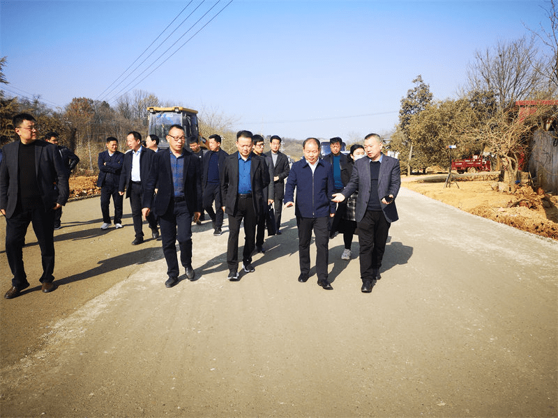 平橋區(qū)領(lǐng)導(dǎo)蒞臨郝堂項目工地檢查指導(dǎo)工作